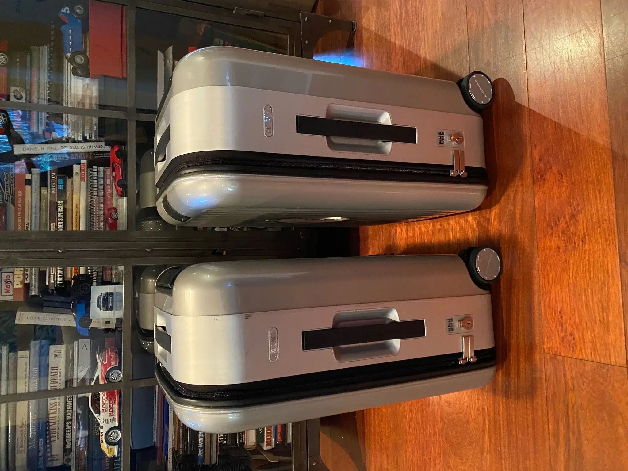 Rimowa X Porsche AluFrame Luggage Set in Silver Metallic | PCARMARKET